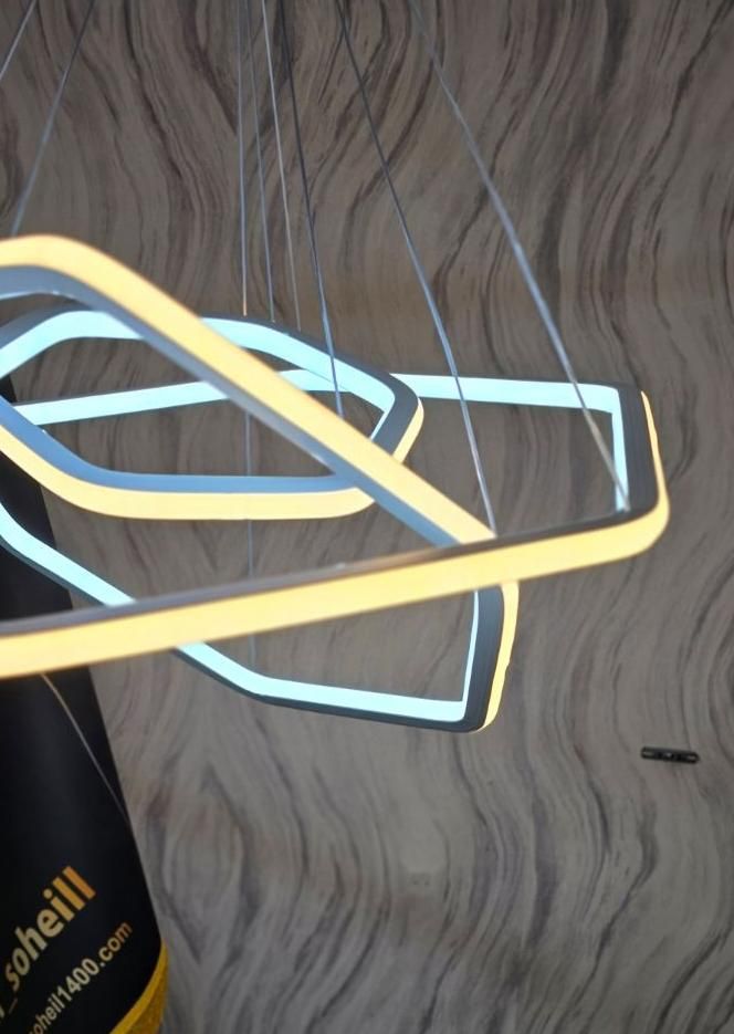 لوستر ۶گوش دوطرف نور|لوستر و چراغ آویز|فردیس, فردیس|دیوار