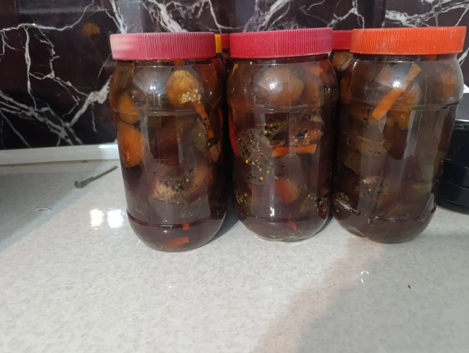 ترشی بادمجان خانگی و کلم بنفش|خوردنی و آشامیدنی|مشهد, رستگار|دیوار