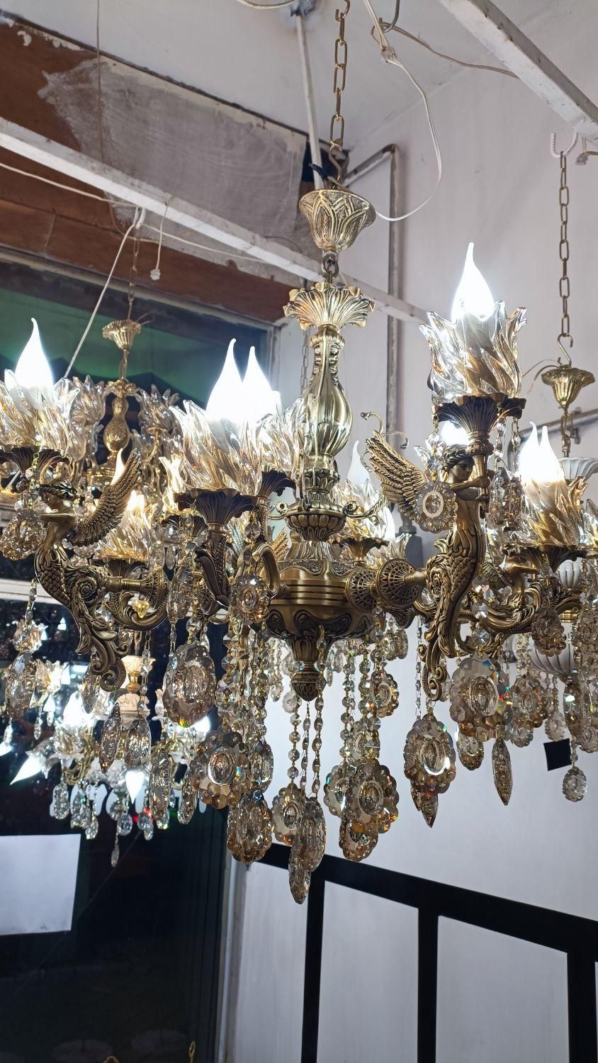 تولیدو پخش لوسترهای برنزی(عمده و خرده) نقد و اقساط|لوستر و چراغ آویز|اردبیل, |دیوار