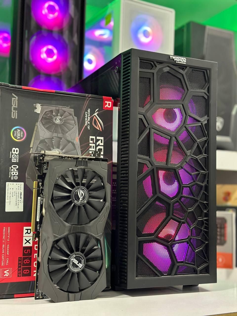 کیس گیمینگRX580 Asus ROG پردازندهi57500آکبند|رایانه رومیزی|مشهد, فلسطین|دیوار