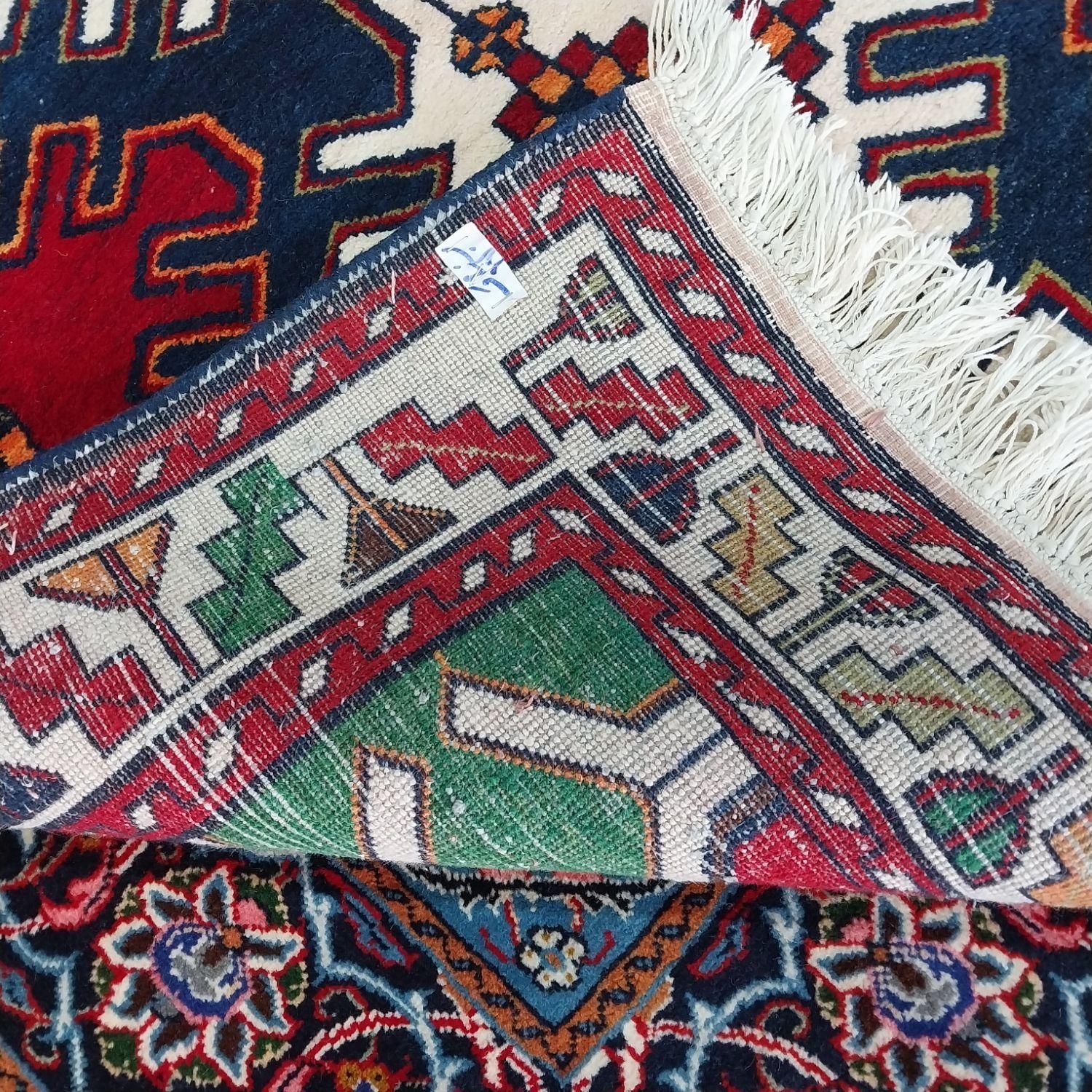 یک جفت کناره دستباف شاهسوند ۱در۳متر|فرش|دورود, |دیوار