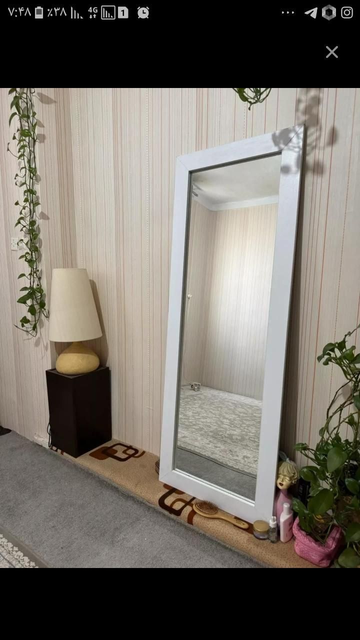 دو عدداینه قدی باقاب سادی فلزی|آینه|قزوین, |دیوار