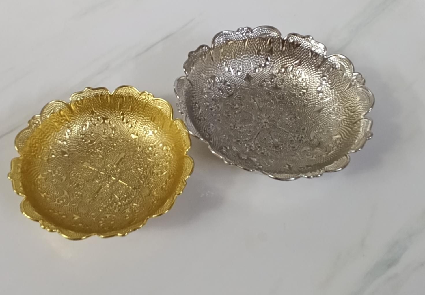 پیاله آجیل.قندان،خرماخوری،سینی گلابپاش لگن استیل|ظروف سرو و پذیرایی|گرگان, |دیوار