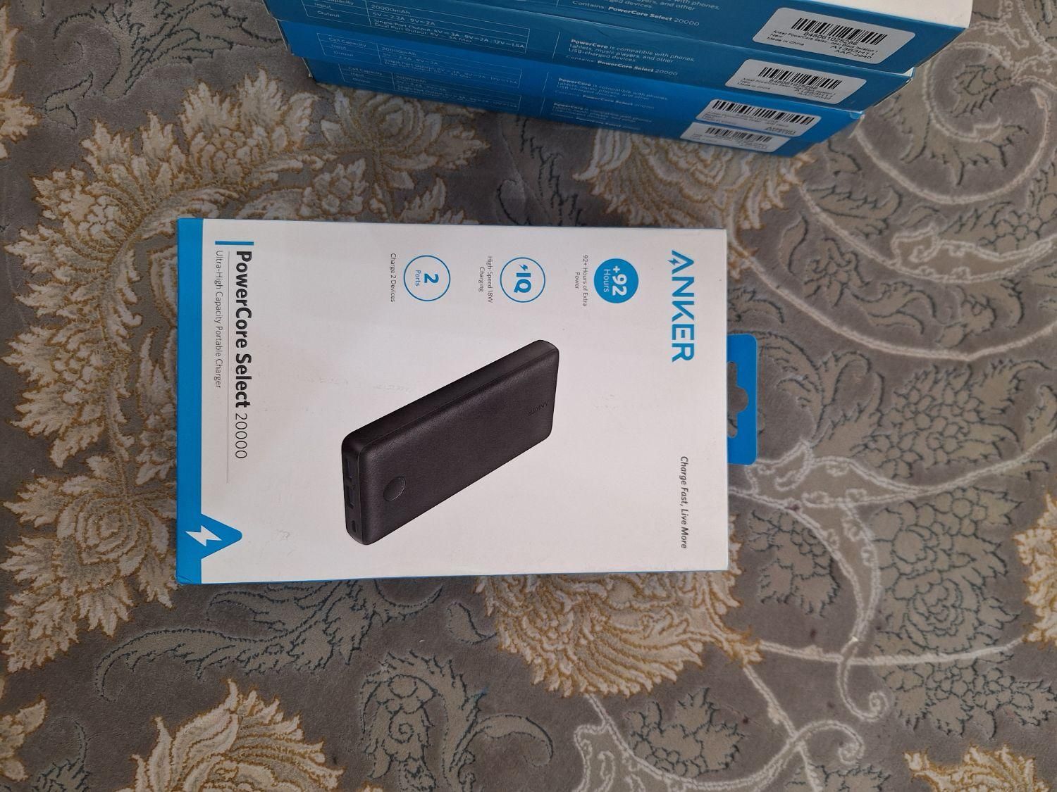 پاور بانک انکر PowerCore Select 20000|لوازم جانبی موبایل و تبلت|تهران, تاکسیرانی|دیوار