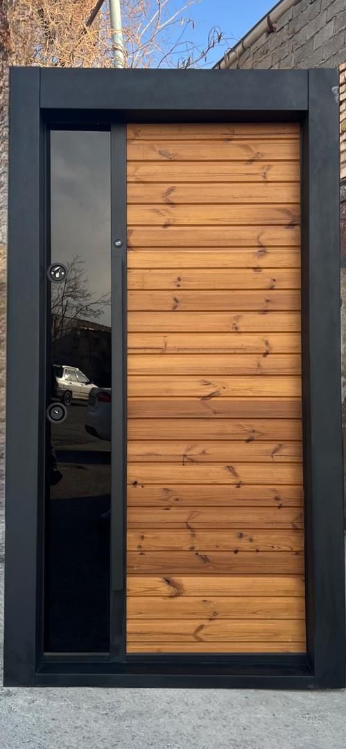 درب ضدسرقت مدرن فلز و رویه چوب (نقد و اقساط)|مصالح و تجهیزات ساختمان|یزد, |دیوار