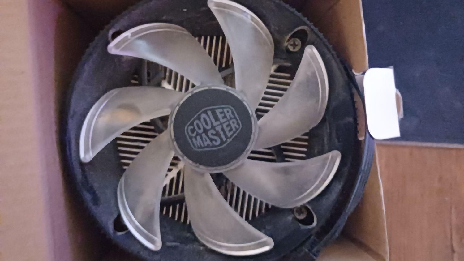 فن CPU Cooler master|قطعات و لوازم جانبی رایانه|قم, حاج زینل|دیوار