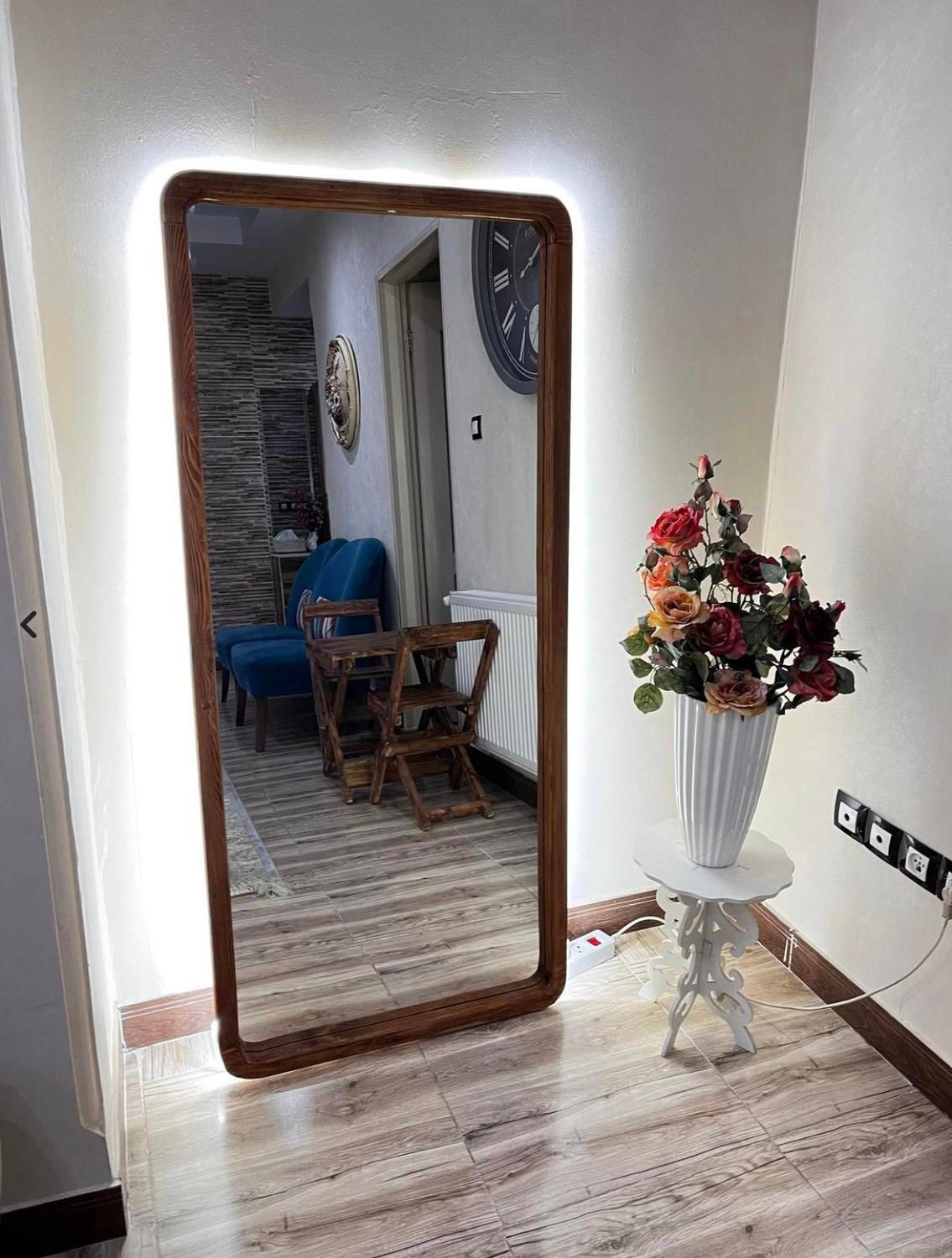 آینه قدی سوپرکلیر با قاب چوب روس وارداتی|آینه|کرج, گوهردشت|دیوار