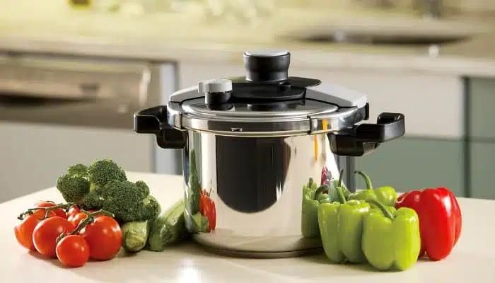 زودپز4کاره قابلمه بزرگ سوپاپ دارپیرکس کف چدن استیل|ظروف پخت‌وپز|یزد, |دیوار