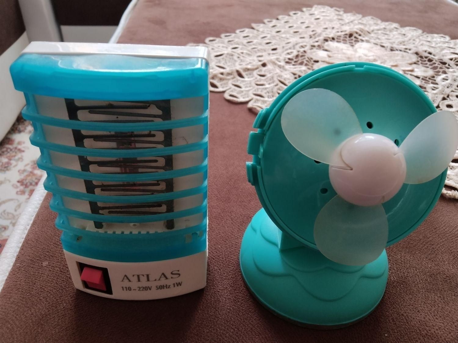 مگس کش برقی و پنکه شارژی|سایر لوازم برقی|آران و بیدگل, |دیوار