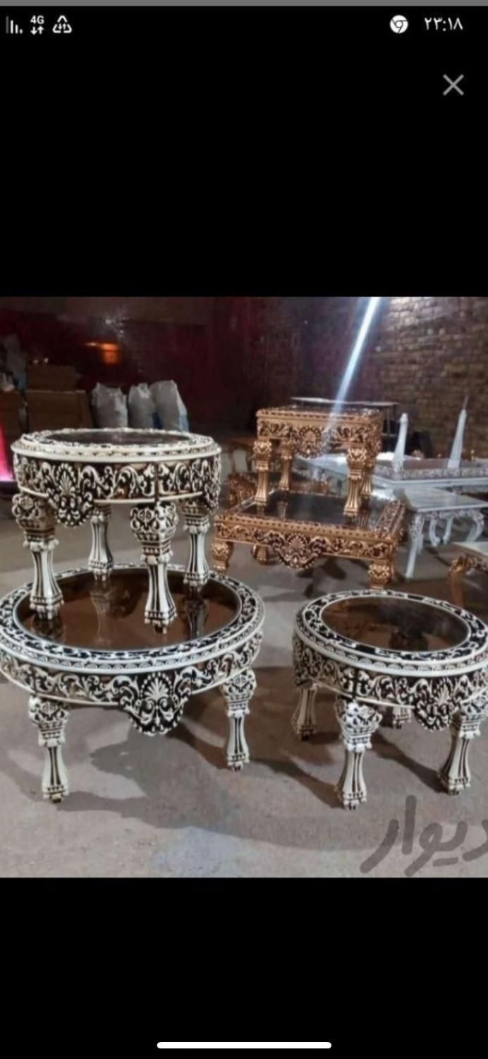 جلومبلی جلو مبلی گرد|مبلمان خانگی و میز عسلی|تبریز, |دیوار