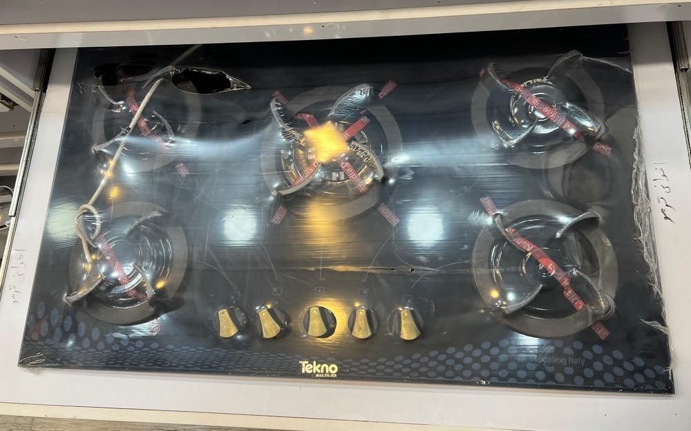 اجاق گاز صفحه شیشهای استیل ضدخش|اجاق گاز و لوازم برقی پختوپز|رشت, گیل|دیوار