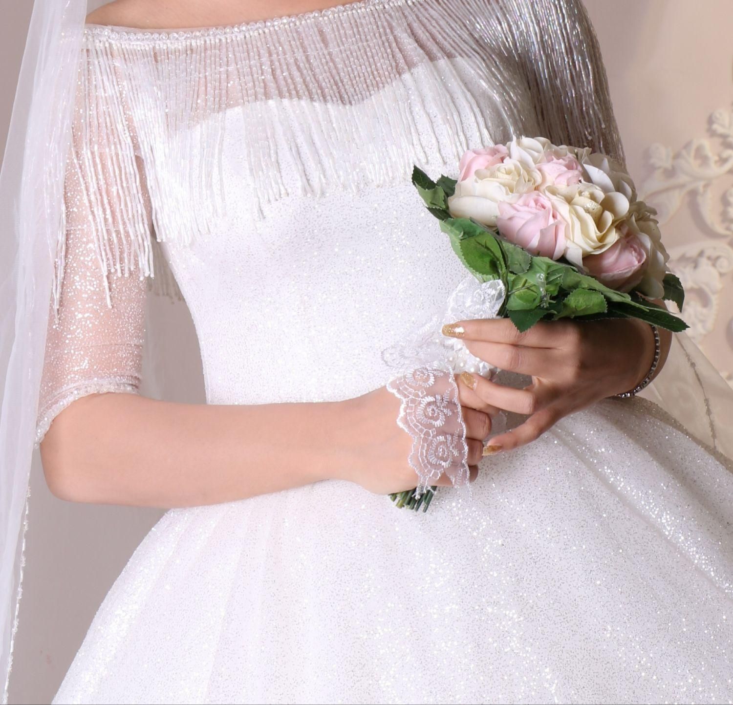 لباس عروس تمام شاین سایز ۳۴ تا ۳۶|لباس|دوگنبدان, |دیوار