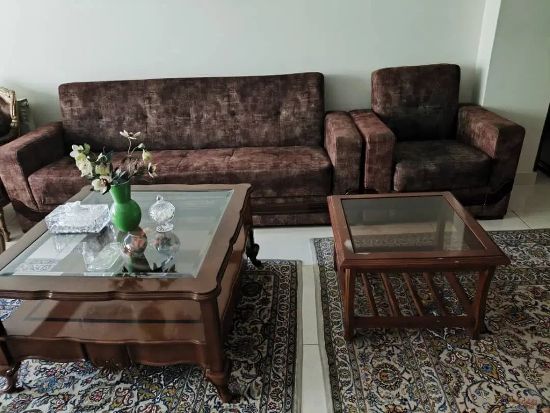 مبلمان راحتی ۵ نفره و میز جلو مبلی و عسلی|مبلمان خانگی و میز عسلی|تهران, شهرک دانشگاه|دیوار