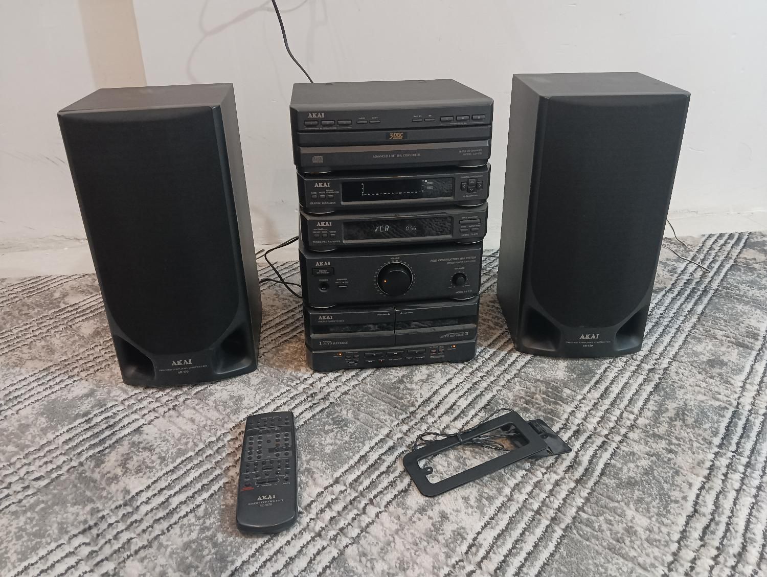 ضبط طبقاتی Akai و پایونیر|سیستم صوتی خانگی|مشکیندشت, |دیوار