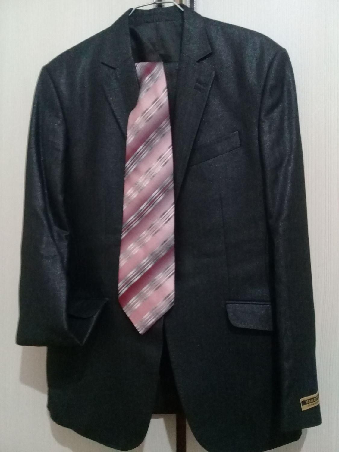 کت و شلوار مشکی براق سایز ۵۲|لباس|رشت, یخسازی|دیوار