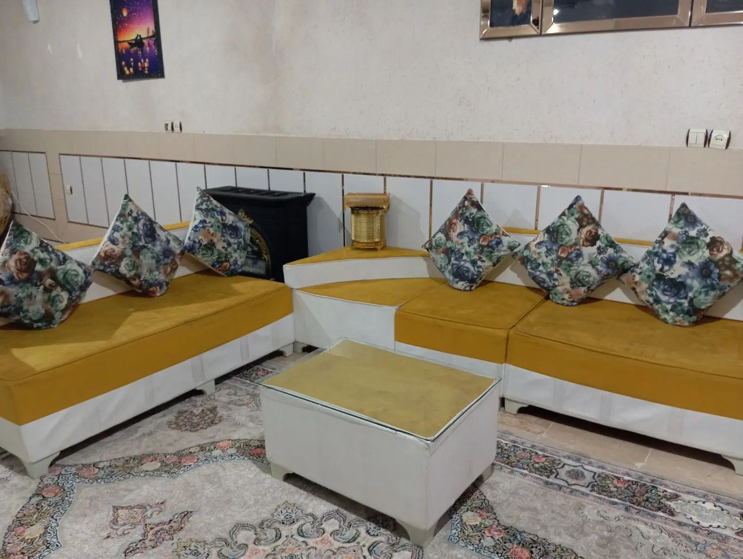 مبل ال  راحتی|مبلمان خانگی و میز عسلی|اصفهان, خانه اصفهان|دیوار