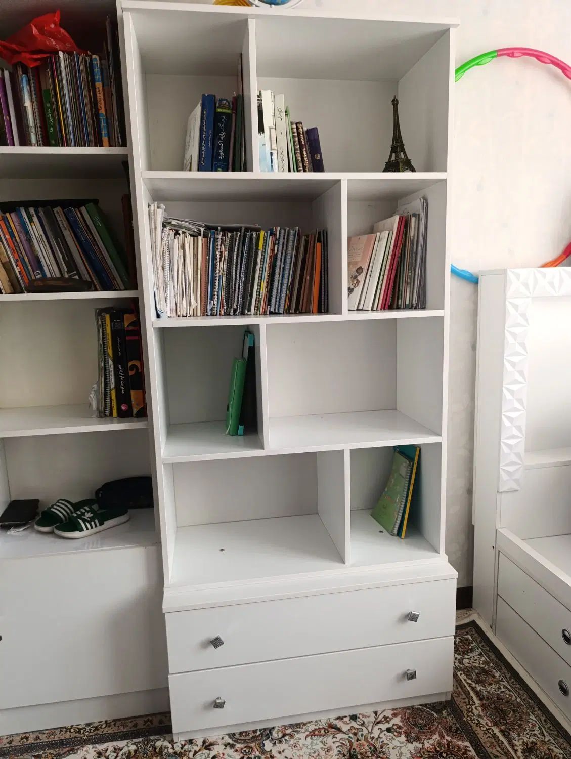 کتابخانه|کتابخانه، شلف، قفسه‌های دیواری|تهران, فلاح|دیوار