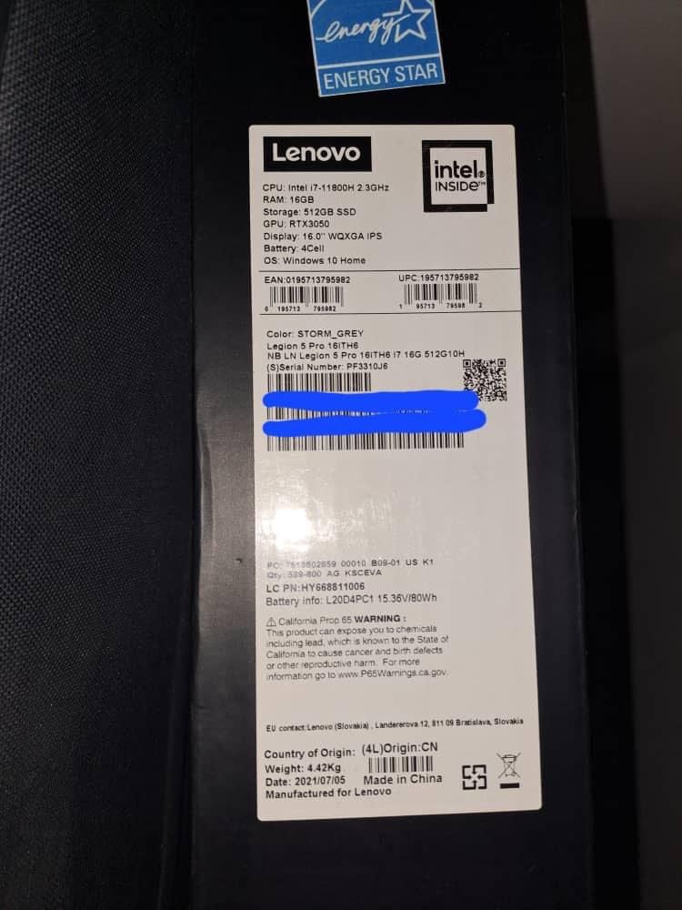 Legion 5pro گیمینگ رندرینگ در حد واقعی|رایانه همراه|تهران, جنت‌آباد شمالی|دیوار