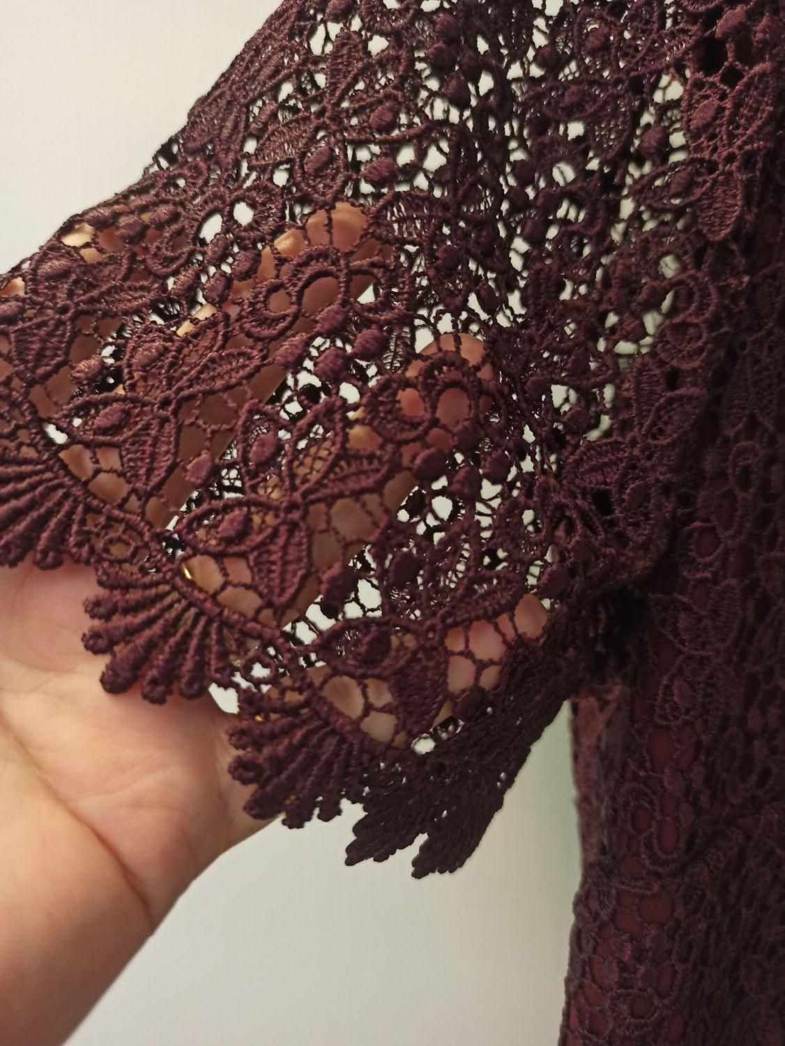 بلوز گیپور پیراهن مجلسی ترک مانتو کمردار|لباس|رشت, نامجو|دیوار