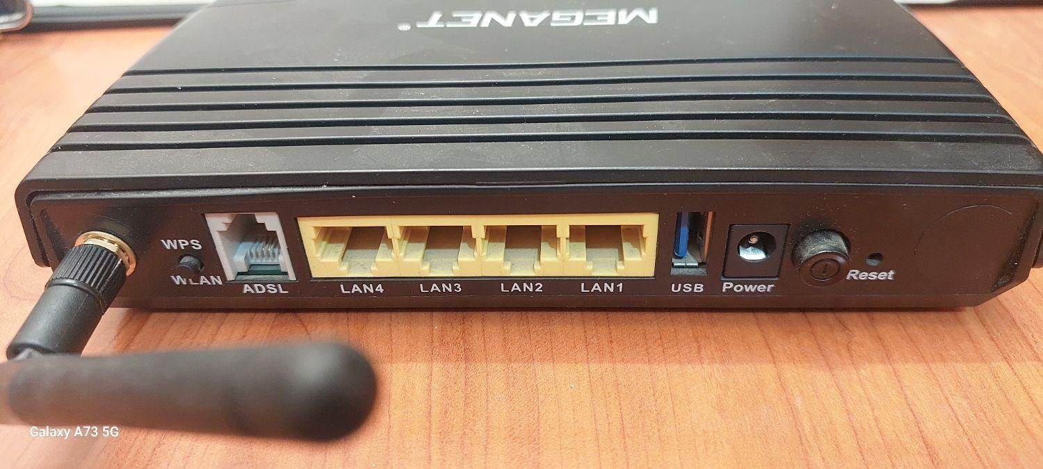 مودم روتر ADSL2 PLUS بی سیم Meganet مدل F-18PLUS|مودم و تجهیزات شبکه|شیراز, باغ تخت|دیوار