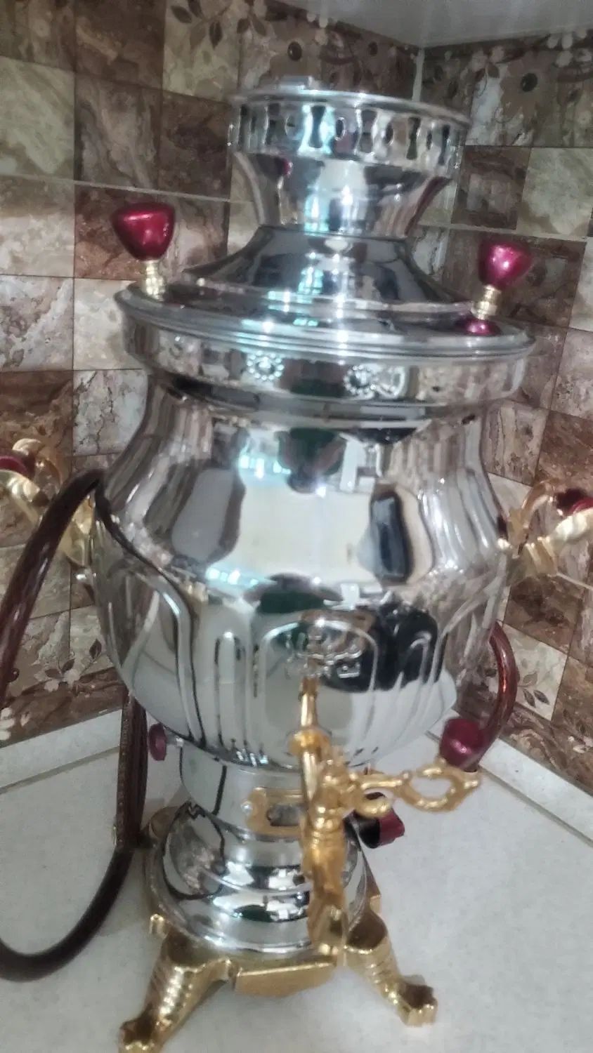 فروش گریل برقی بوش مدلTCG4215 و سماور گازی مهناز|اجاق گاز و لوازم برقی پخت‌وپز|تهران, ولنجک|دیوار