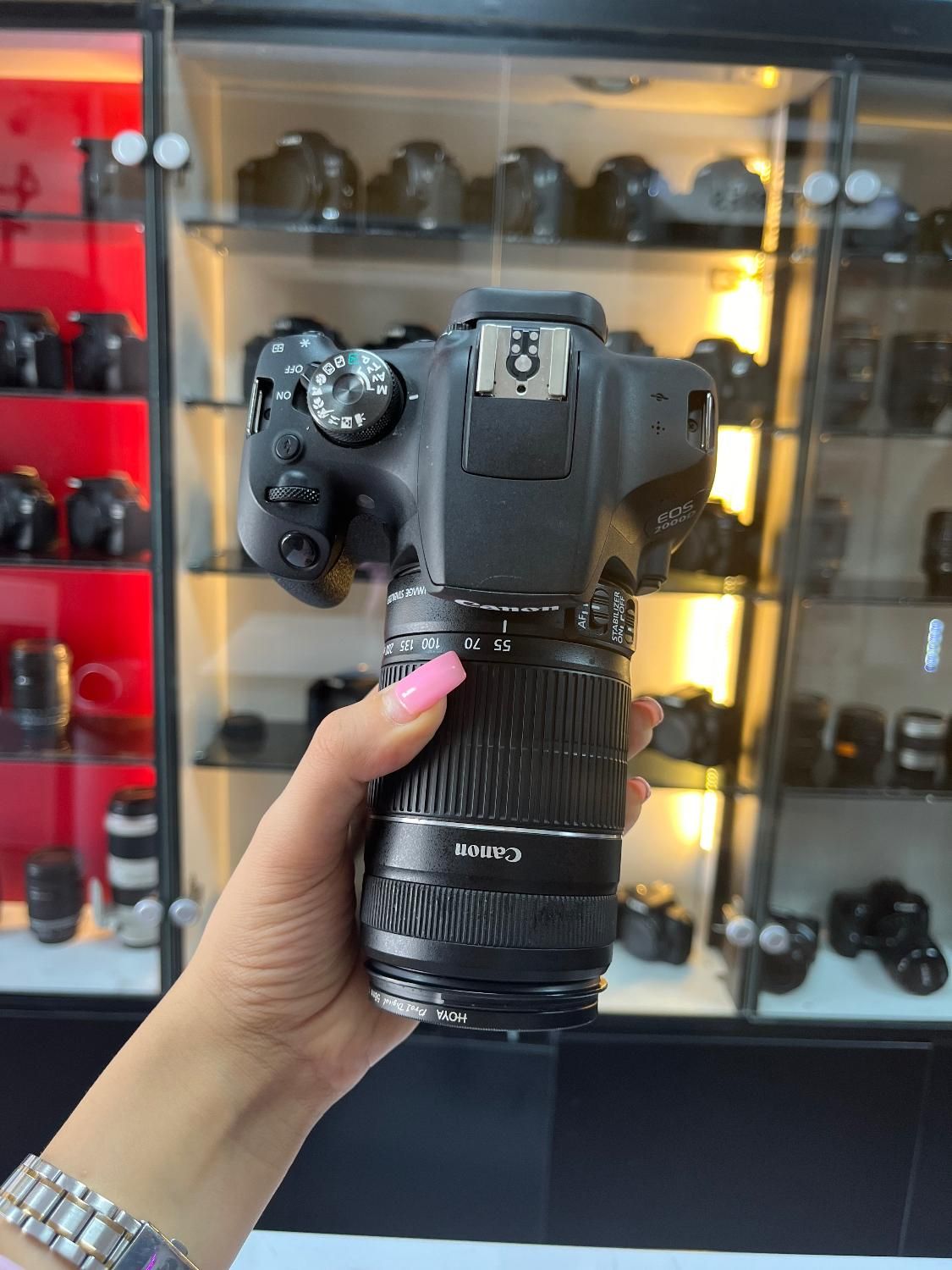 Canon 2000D + 55-250mm|دوربین عکاسی و فیلم‌برداری|کرج, عظیمیه|دیوار