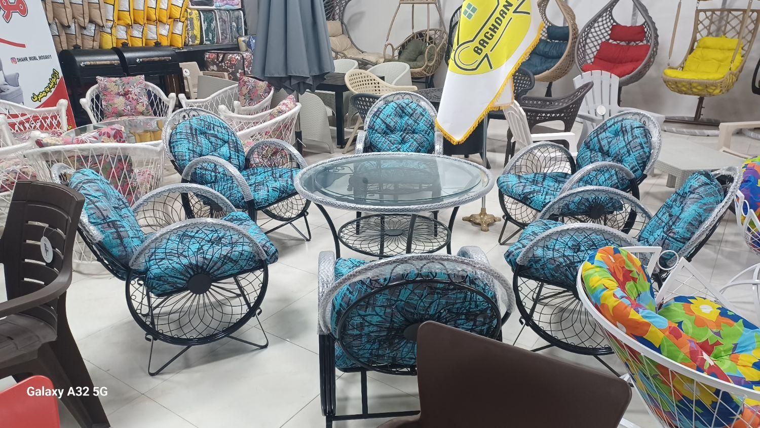 مبلمان فلزی ویلایی باغ روفگاردن بامبو مدل bamboo77|صندلی و نیمکت|چهارباغ, |دیوار