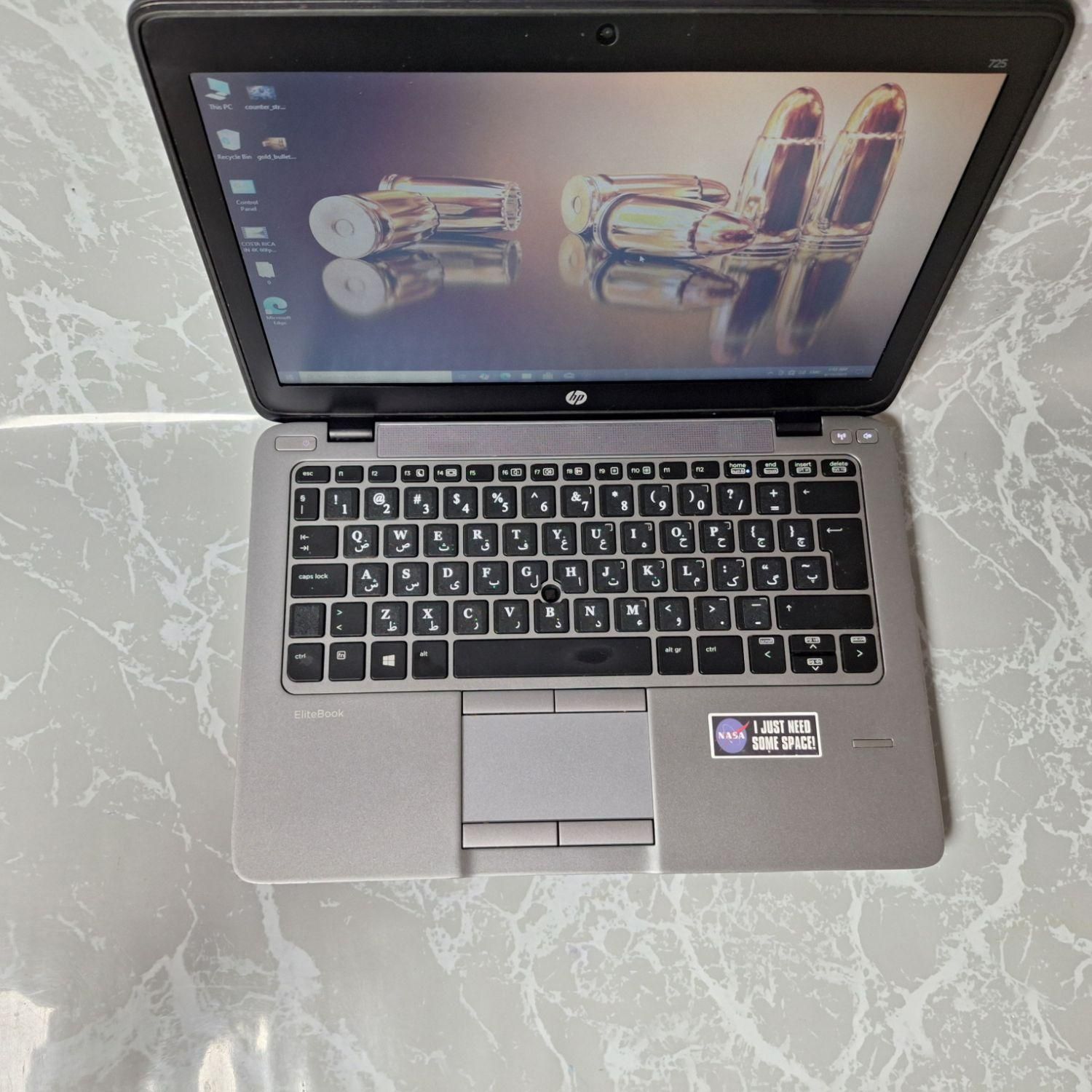 لپ تاپ سبک و پر سرعت HP 725 G2|رایانه همراه|قزوین, |دیوار