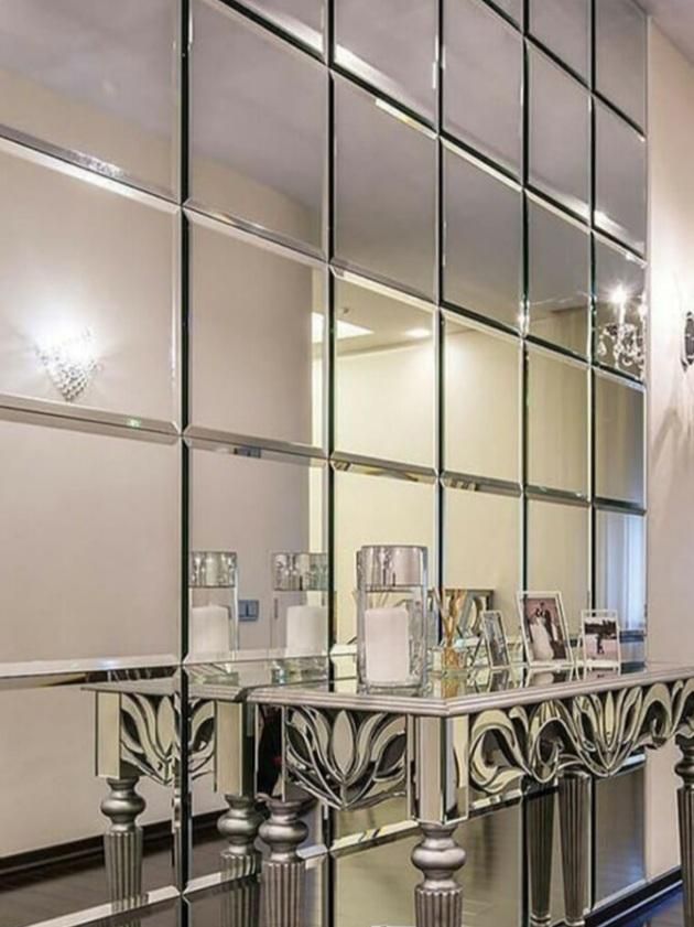 آینه کاری آینه دکوراتیو بک لایت آینه دفرمه منحنی|آینه|رشت, توشیبا|دیوار