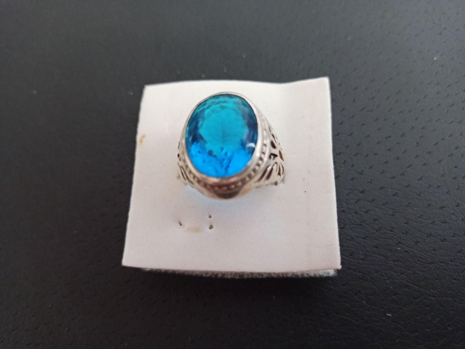 انگشتر نقره توپاز|جواهرات|قزوین, |دیوار