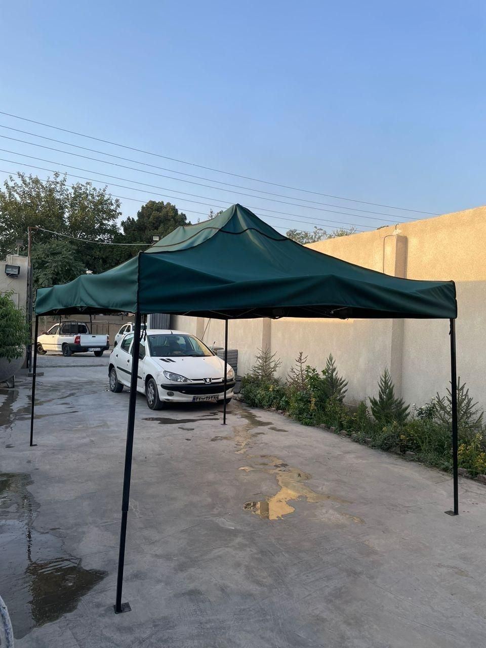 سایبان چتر پارچه برزنتی نانو آلاچیق تاشو|کوهنوردی و کمپینگ|تهران, آبشار تهران (دریاچه)|دیوار