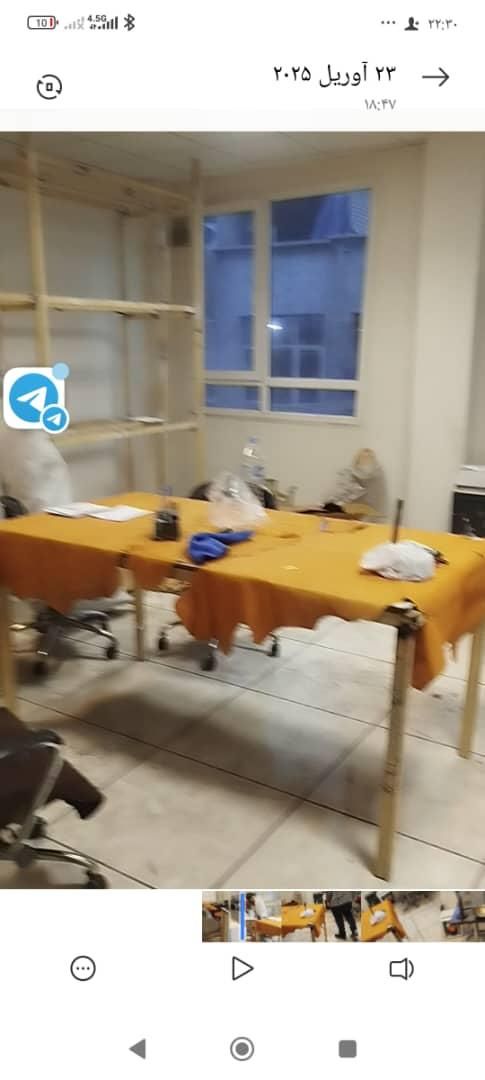 میز کار آهنی بزرگ|مبلمان اداری|تهران, بهارستان|دیوار
