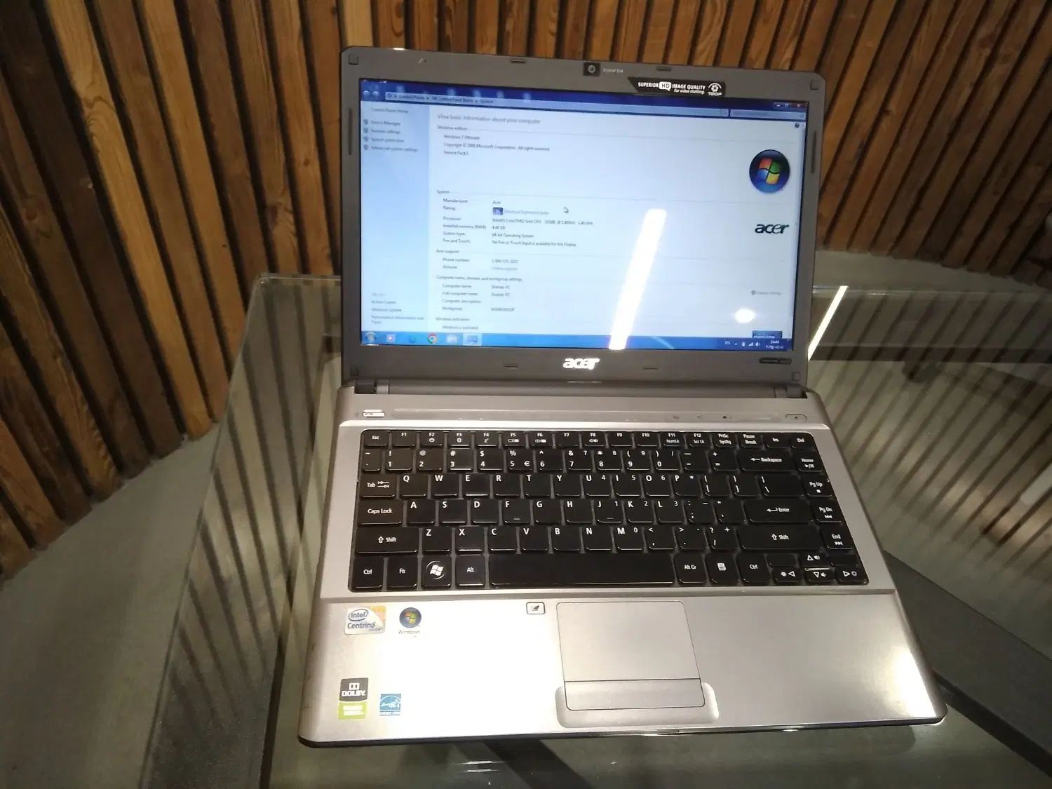لپ تاپ ، در حد نو - acer 4810T|رایانه همراه|تهران, الهیه|دیوار