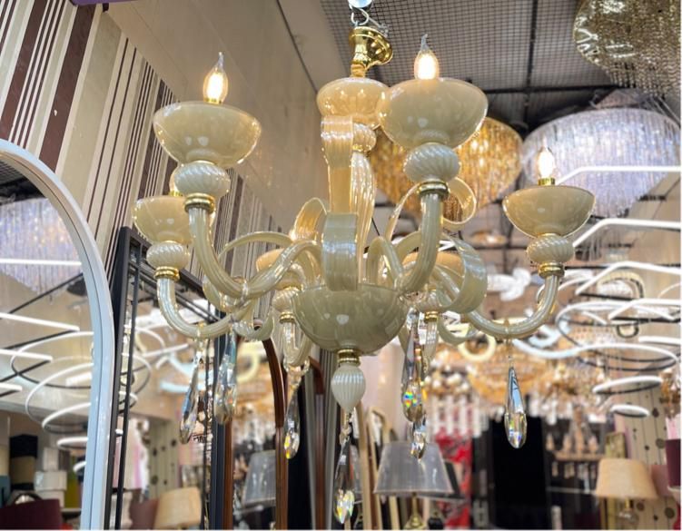 لوسترمورانو۶شاخه اقساط نصب رایگا ن مبل|لوستر و چراغ آویز|اهواز, ۳۰ متری|دیوار