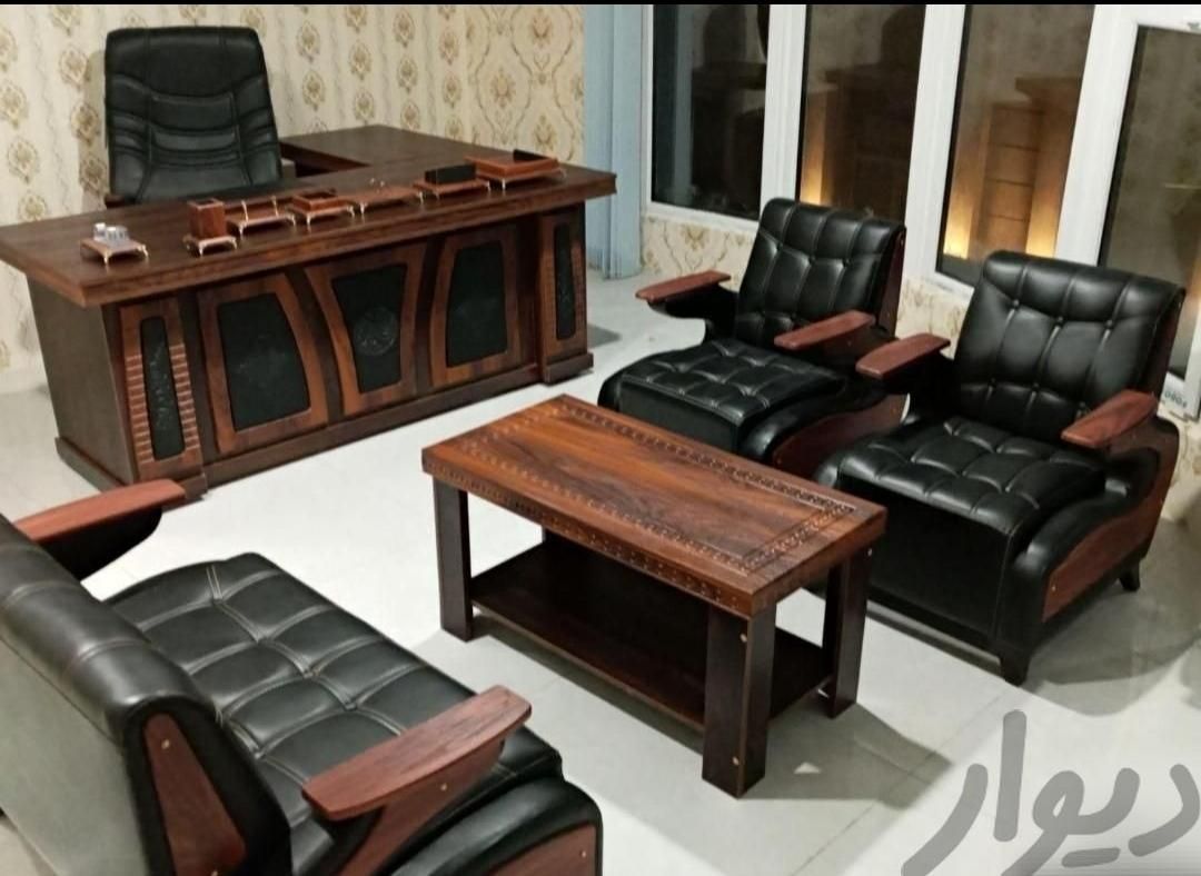 میز مدیریت لمسه دوبل/میز کنفرانس /مبلمان|دفتر کار|بندرعباس, |دیوار