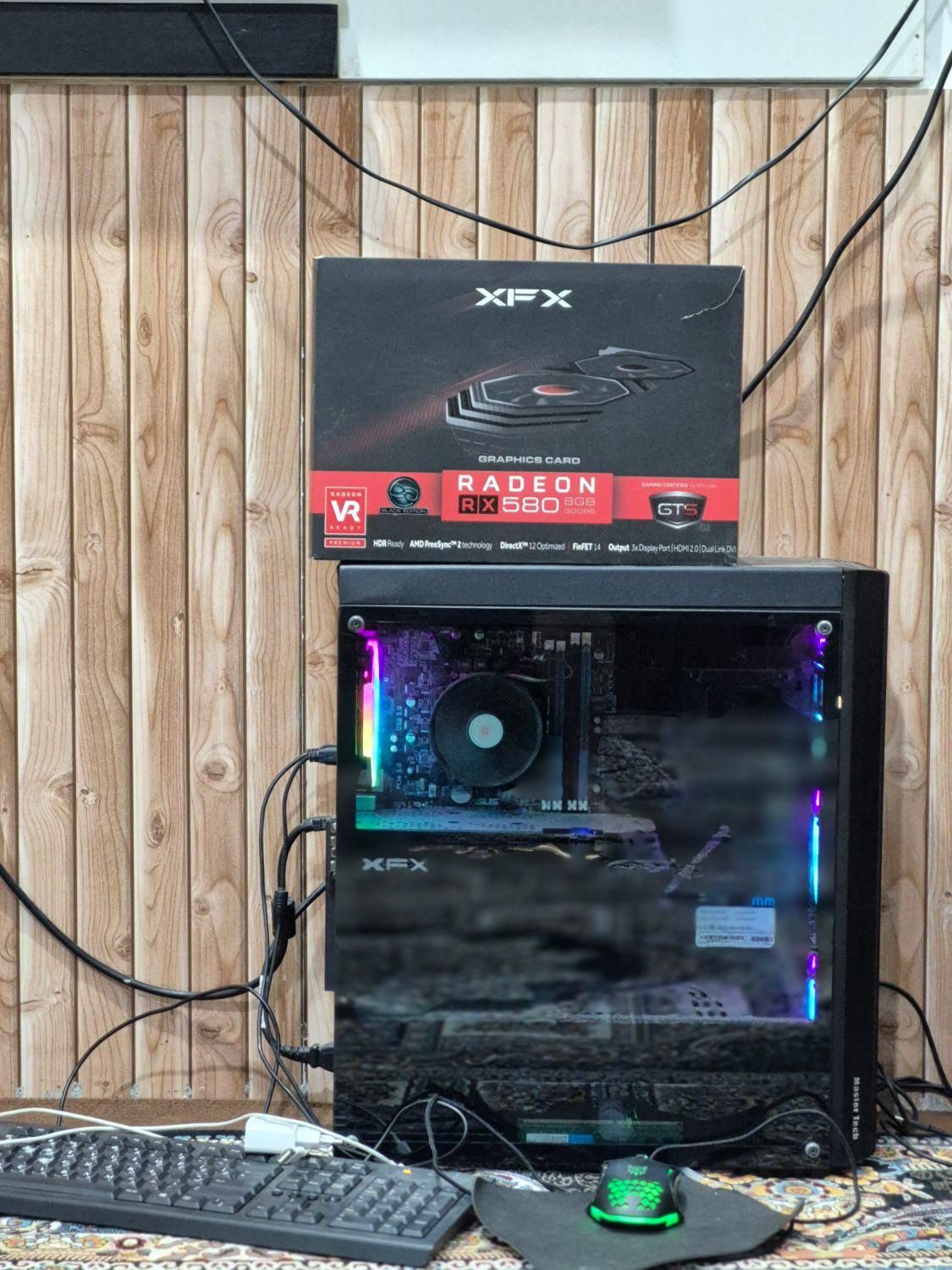 کارت گدافیک rx 580 8gb gddr5 در حد نو|قطعات و لوازم جانبی رایانه|آق قلا, |دیوار