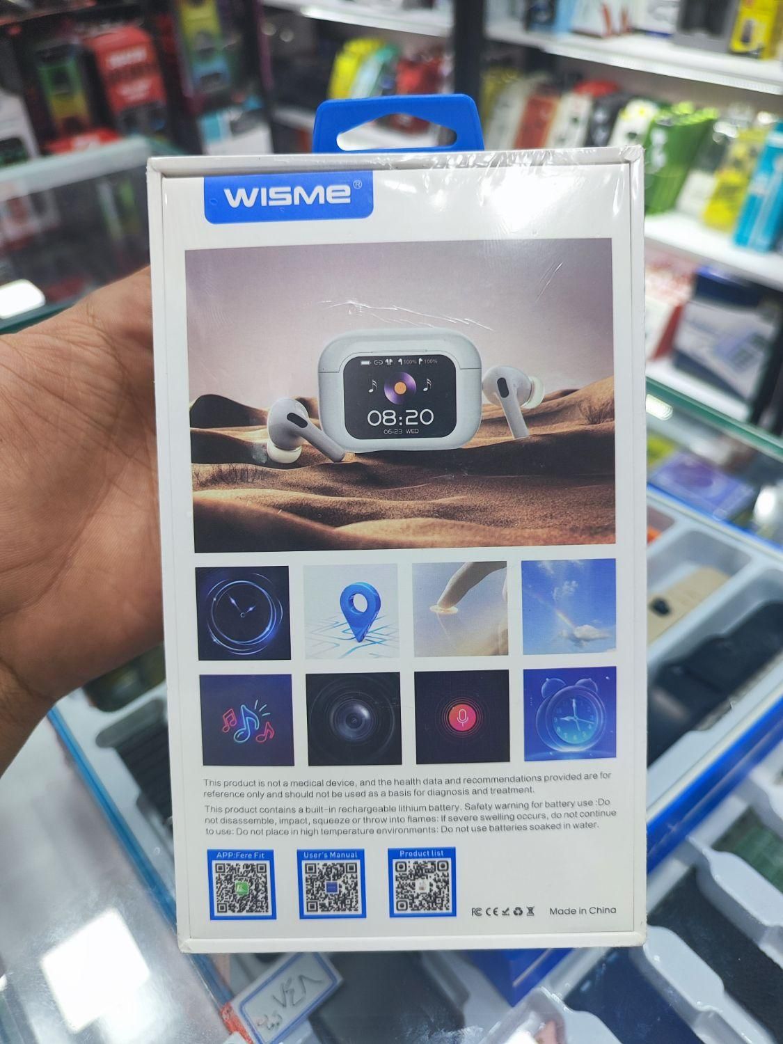 ایرپاد برند ویزمی صفحه نمایش دار wt-10 دارای anc|پخشکننده همراه|مشهد, طلاب|دیوار