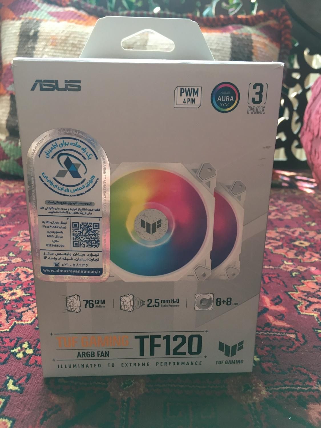 فن ایسوس TF120 ARGB WHITE EDITION|قطعات و لوازم جانبی رایانه|اصفهان, کوی امیریه|دیوار