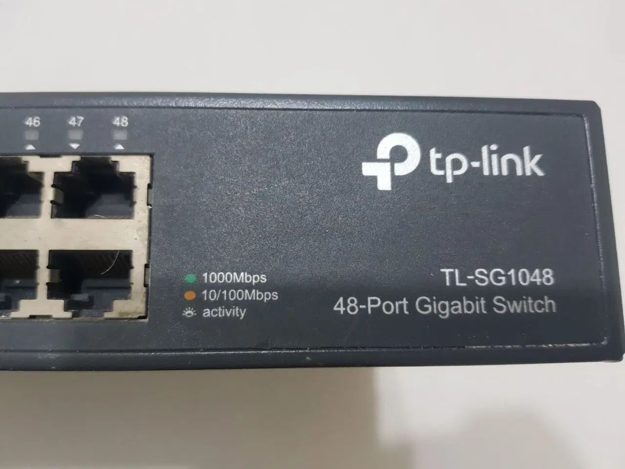سوئیچ 48 پورت TL-SG1048 تی پی لینک TP-LINK درحد نو|مودم و تجهیزات شبکه|تهران, جهاد|دیوار