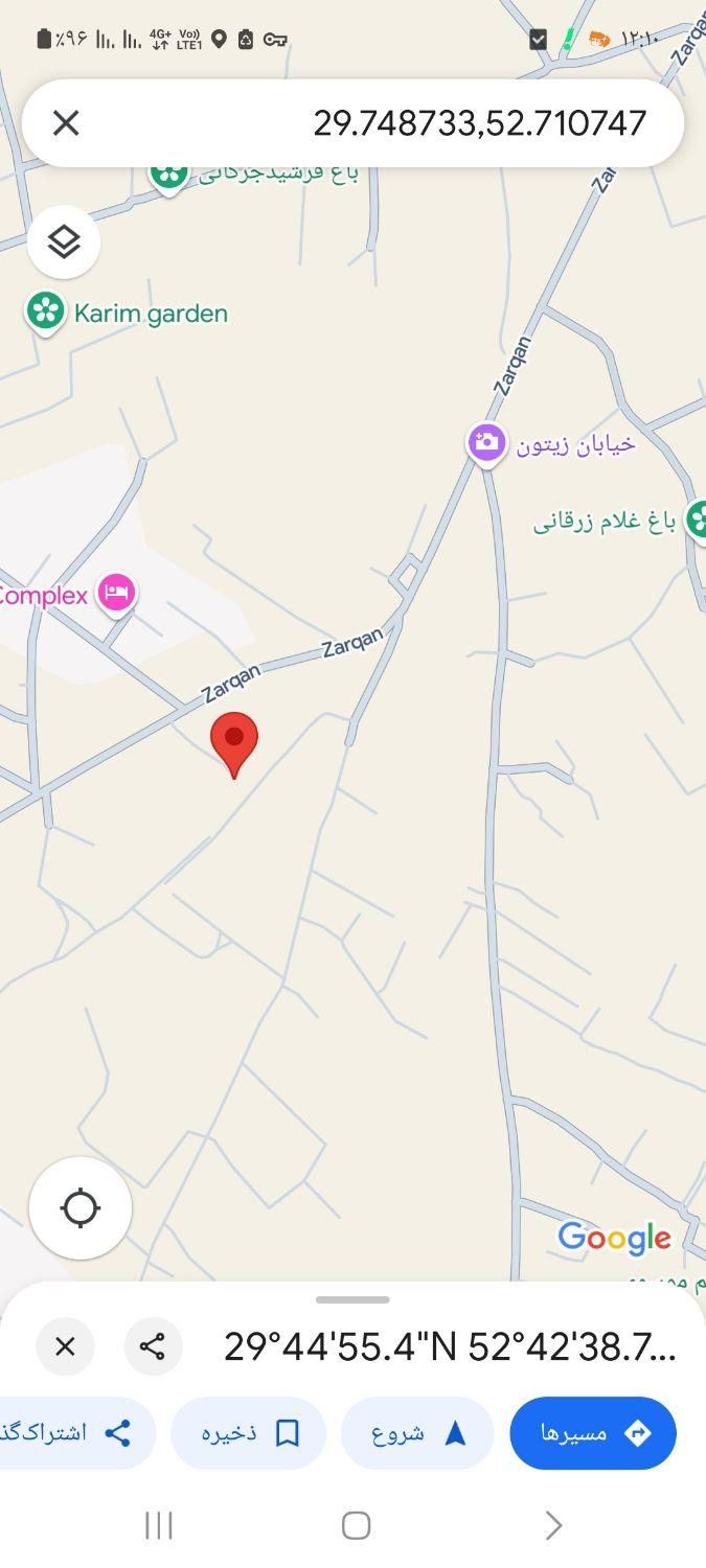 زمین کارگاهی جاده زرقان،دودج|فروش زمین و ملک کلنگی|زرقان, |دیوار