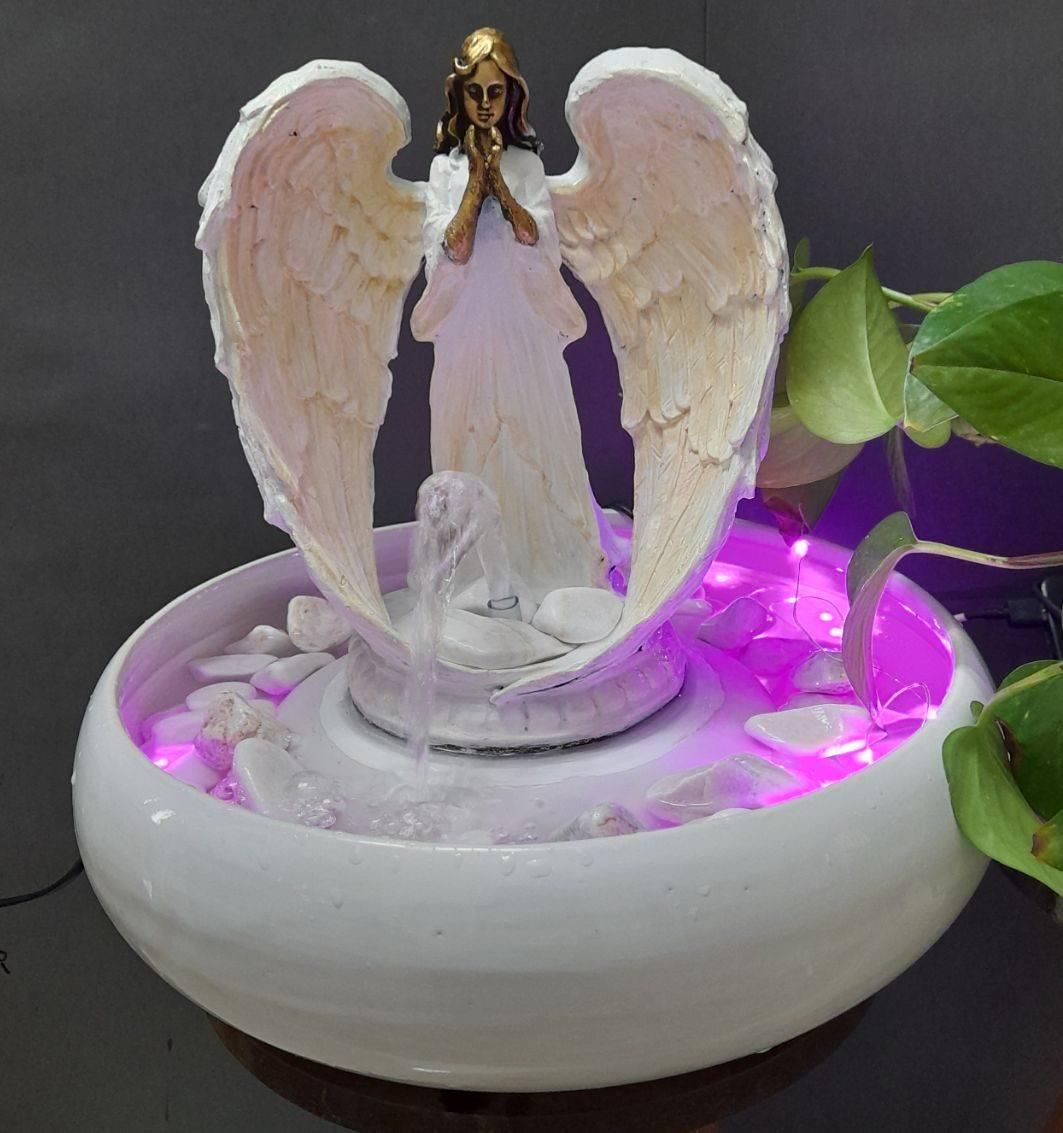 آبنمای سرامیکی فرشته دعاگو طرح لاکچری|صنایع دستی و سایر لوازم تزئینی|تهران, آهنگ|دیوار