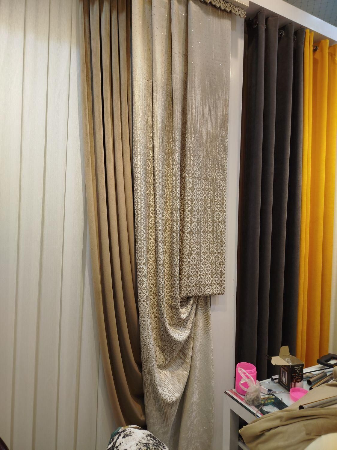 نصب پرده ،لوازم پرده،|پرده، رانر، رومیزی|مشهد, حجاب (شهرک غرب)|دیوار