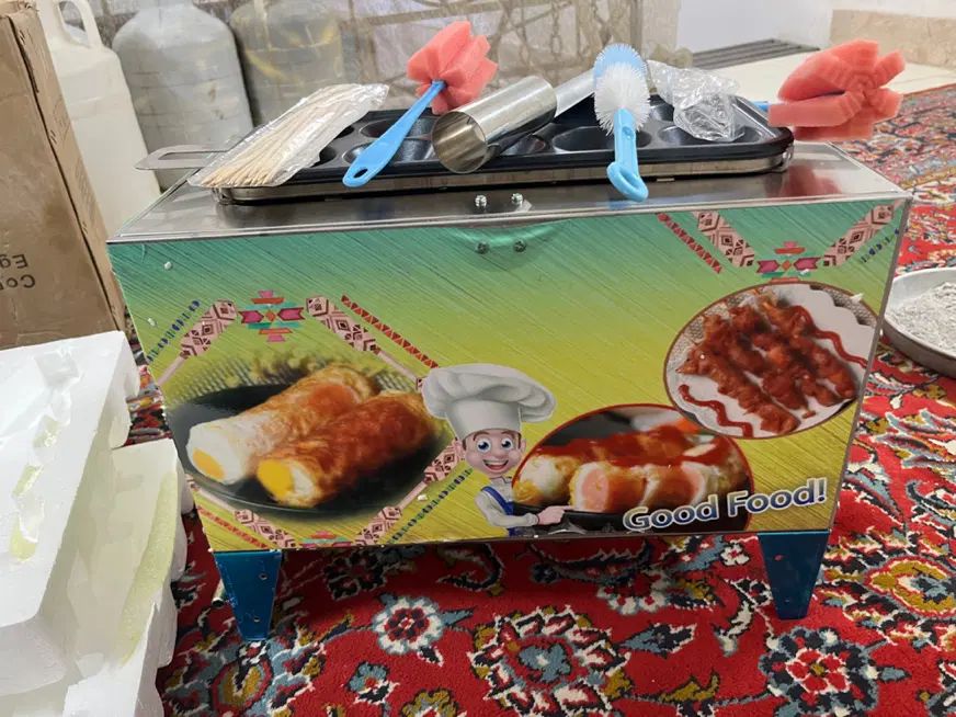 دستگاه رول تخم‌مرغ باسوسیس چینی|کافی‌شاپ و رستوران|مشهد, توس فردوسی|دیوار