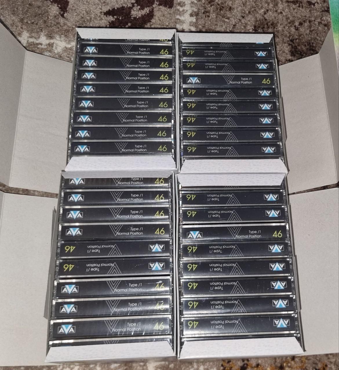 ۲۰۰عدد کاست خام پلمپ ۴۶دقیقه دنا همگی سلفون دار|فیلم و موسیقی|تهران, گمرک|دیوار