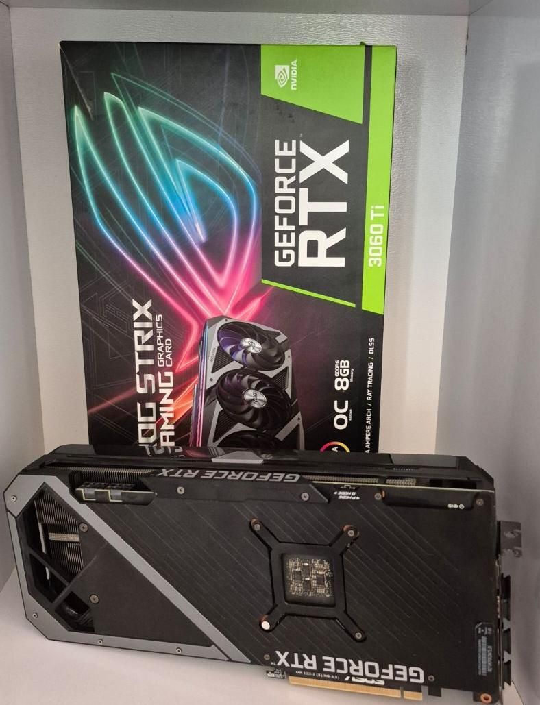 گرافیک rtx 3060ti ایسوز راگ ROG|قطعات و لوازم جانبی رایانه|اهواز, کیانپارس |دیوار