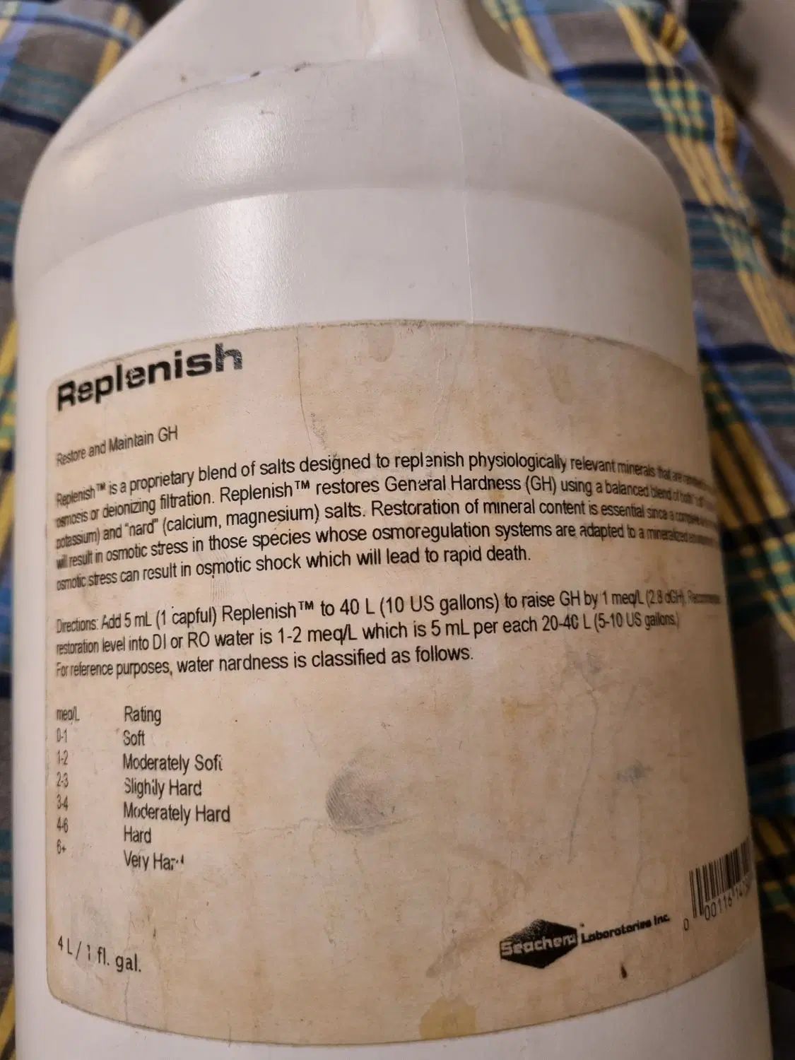 ریپلنیش سیچم ۴ لیتری  Seachem Replenish|ماهی|تهران, المهدی|دیوار