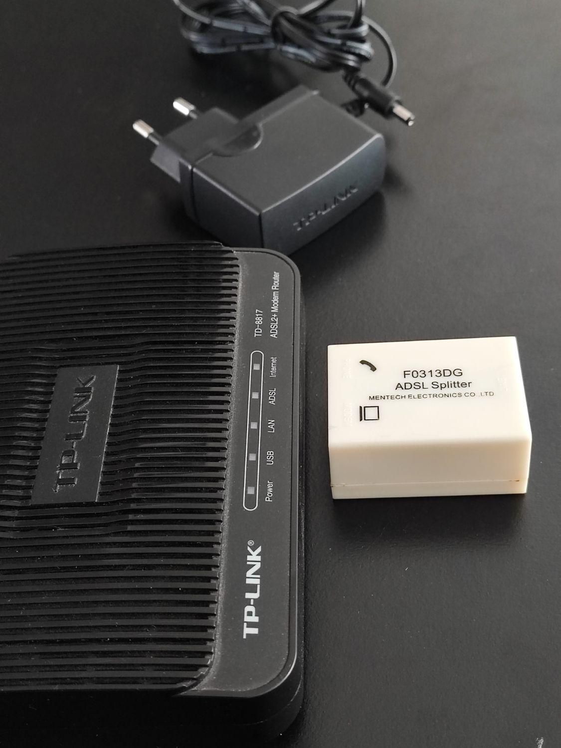 مودم ADSL تک پورت TP-LINK|مودم و تجهیزات شبکه|مشهد, امام خمینی|دیوار
