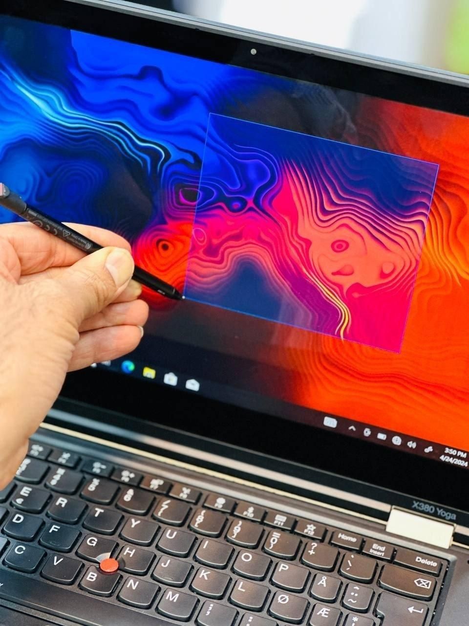 لپ تاپ استوک thinkpad x380 yoga|رایانه همراه|بابل, |دیوار