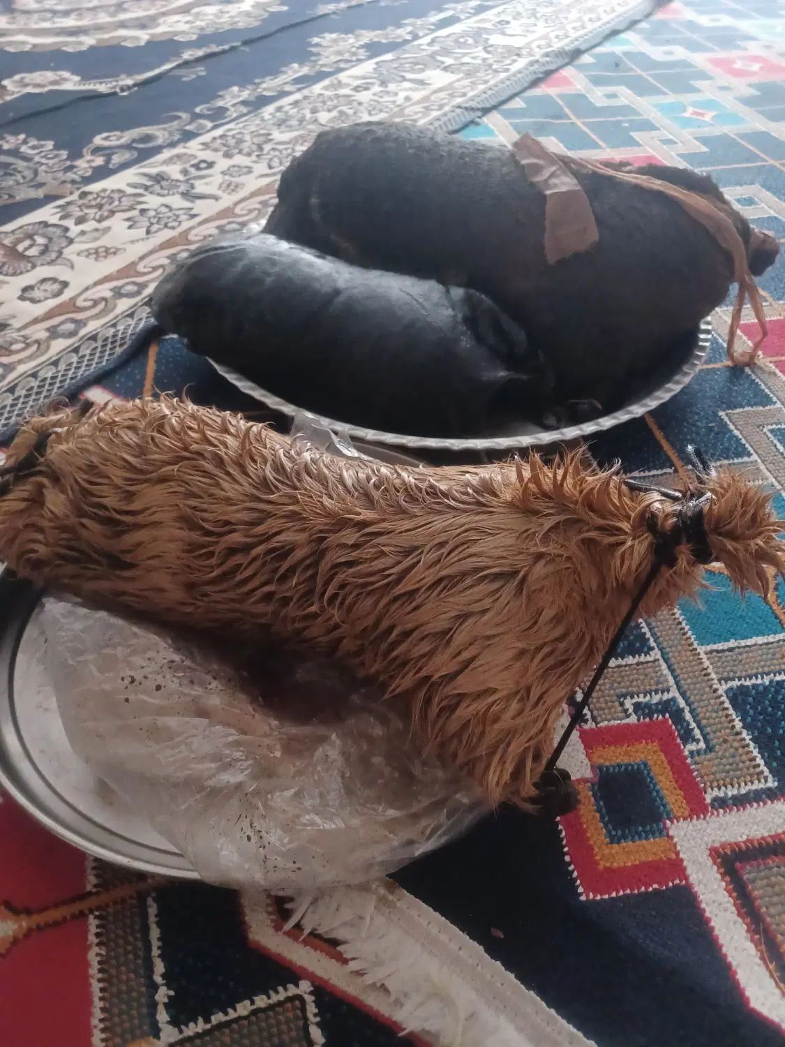 دو عدد خیگ روغنی که قبلا از آنها استفاده نشده است|ظروف نگهدارنده، پلاستیکی، یک‌بارمصرف|نجف‌آباد, یزدانشهر|دیوار
