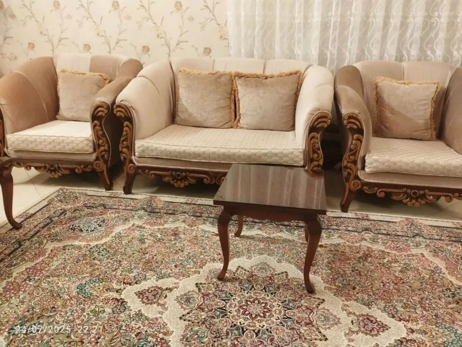 مبلمان نیمه استیل|مبلمان خانگی و میز عسلی|مشهد, حجاب (شهرک غرب)|دیوار